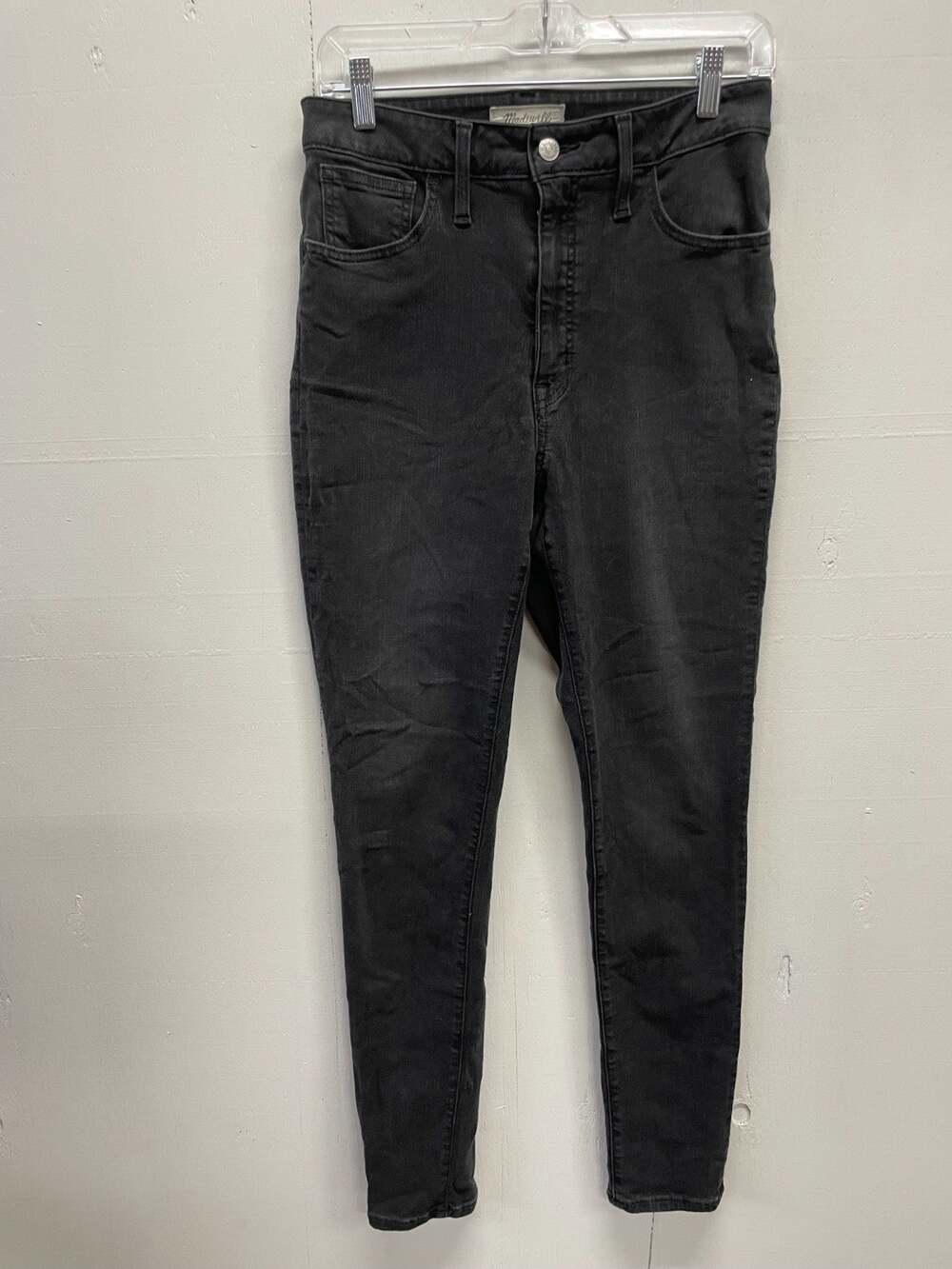 Madewell Road Tripper Black Skinny Jeans Roadtripper Stretch Women 29